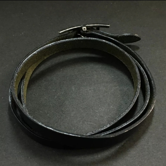Hermes Api Black Leather Bracelet - Picture 4 of 8